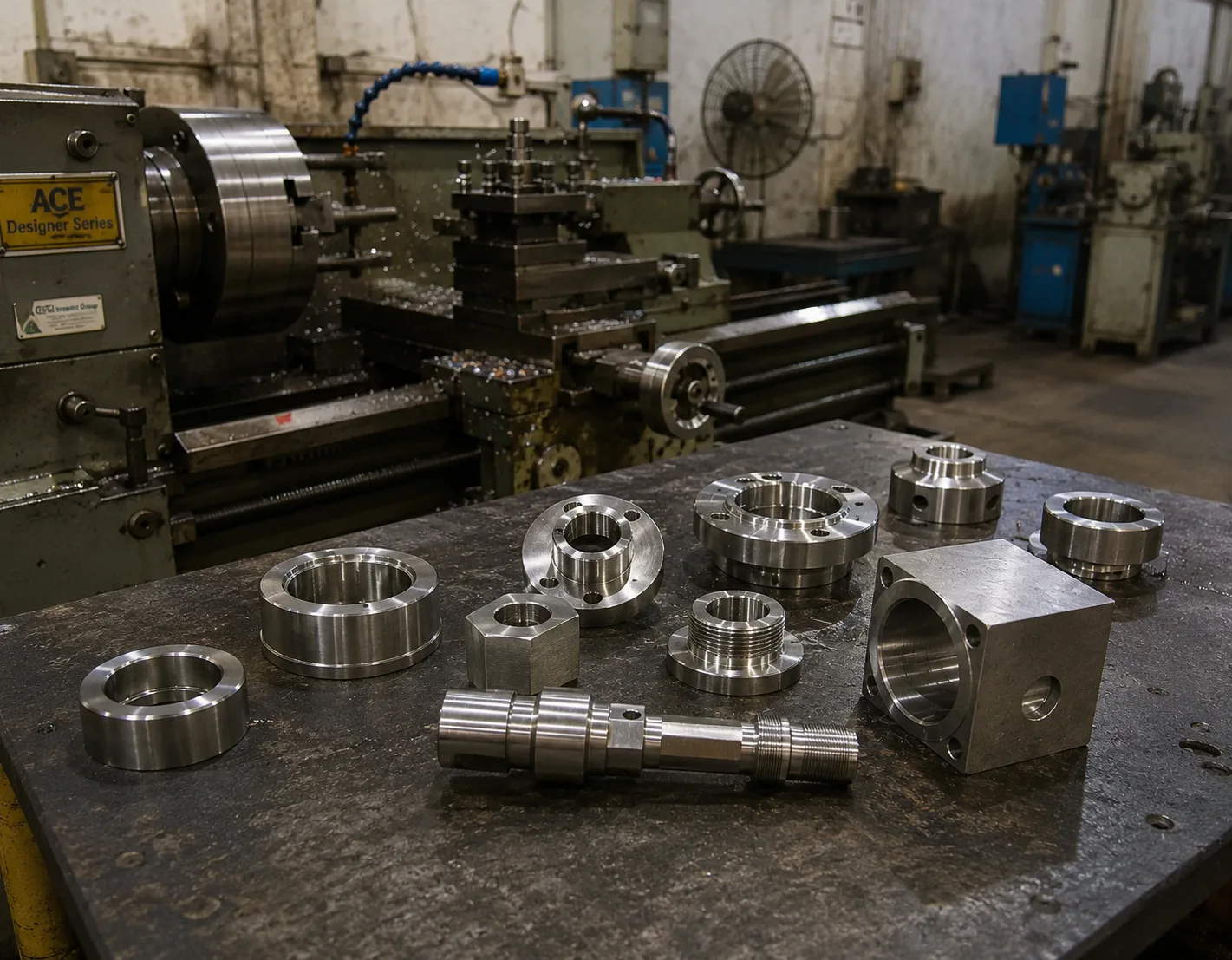 CNC machining equipment at Competent Forging