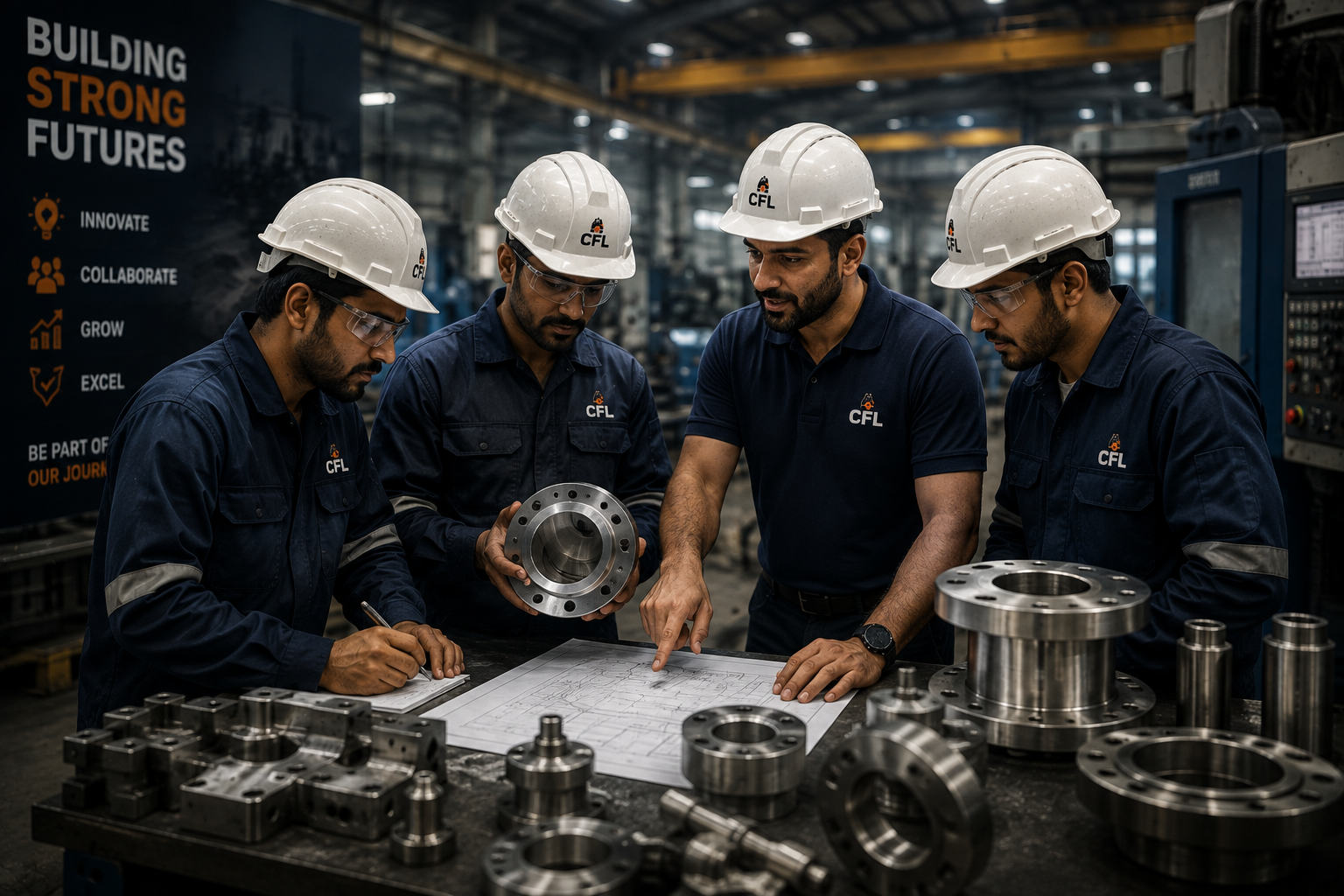 Illustration of career opportunities at Competent Forging Limited